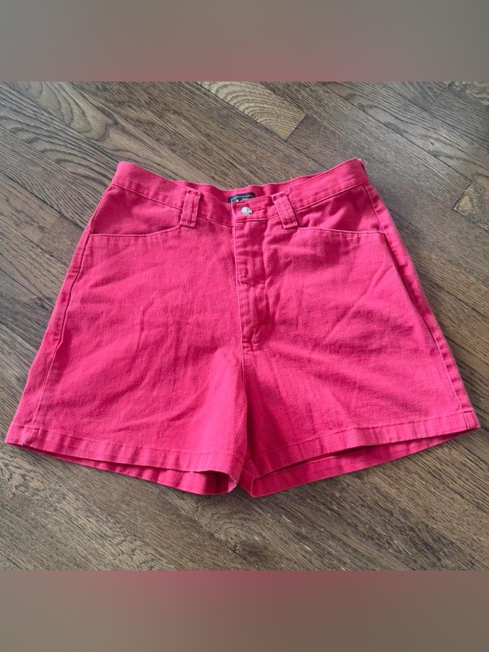 Lee 90s Red Cotton Shorts